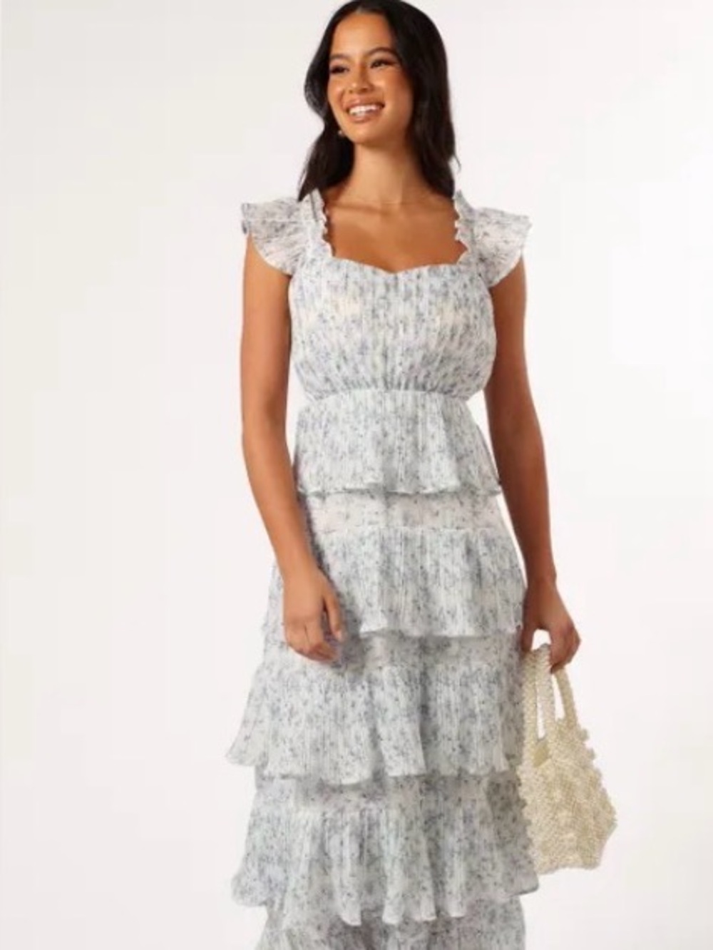Petal and Pup Floral Tiered Maxi Dress